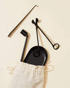 Stainless Steel Candle Snuffer, Wick Trimmer, Wick Dipper & Plate Tray